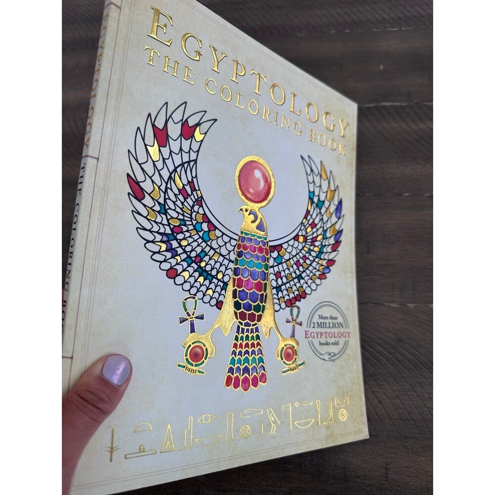 Egyptology The Coloring Book Candlewick Press Unused Ancient Egypt Adult New NWT